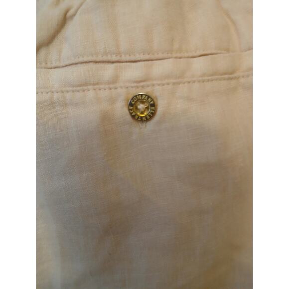 Company Ellen Tracey Pink 100% Linen Elastic Waistband Shorts w/ Pockets  XXL - Picture 10 of 10